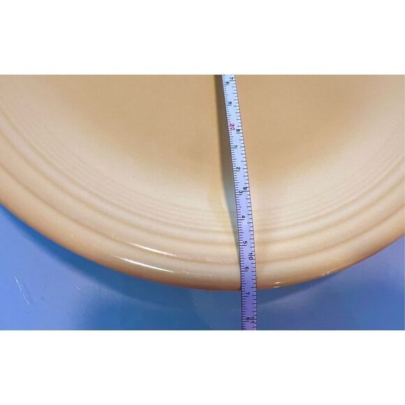 Vintage Fiesta By Homer Laughlin Yellow 10 1/2" Dinner Plate Set Of 2 - Picture 7 of 8